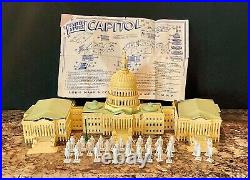Vintage 1956 Louis Marx & Co THE CAPITOL with35 Figures + Instructions No Box #436