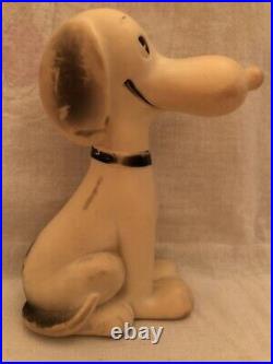 Vintage 1958 Snoopy United Feature Syndicate Original Peanuts Squeeze Toy Rare