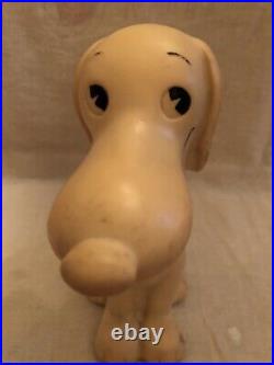 Vintage 1958 Snoopy United Feature Syndicate Original Peanuts Squeeze Toy Rare