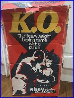 Vintage 1960-70s K. O. Heavy weight Boxing Game by Parker Punching Figures