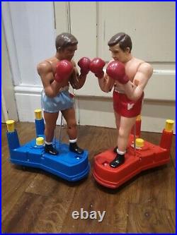 Vintage 1960-70s K. O. Heavy weight Boxing Game by Parker Punching Figures