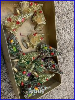 Vintage 1960's Toy Soldiers, Santa, Elves, Nativity Figures Lot Christmas Decor