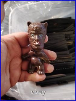 Vintage 1960Ss Monster Nik WOLFMAN Monster Man Doll Figure Sofubi Vinyl