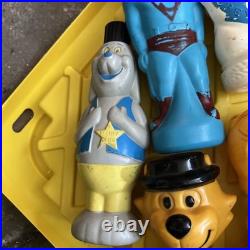 Vintage 1960s Soaky Hanna Barbera Colgate Figures Lot of 15 Soap Bottles