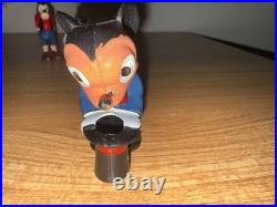 Vintage 1960s Walt Disney Productions Playset Goofy, Donald Duck, Honest Joh