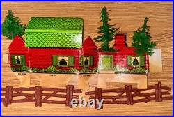 Vintage 1960s Walt Disney Productions Playset Goofy, Donald Duck, Honest Joh