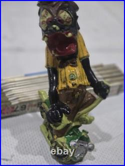 Vintage 1963 Louis Marx Nutty Mads Roddy The Hot Rod monster figure