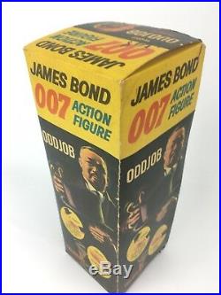 Vintage 1965 Ac Gilbert James Bond 007 Goldfinger Odd Job Action Figure & Box