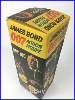 Vintage 1965 Ac Gilbert James Bond 007 Goldfinger Odd Job Action Figure & Box