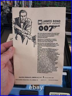 Vintage 1965 James Bond 007 Attache Briefcase Spy Kit Secret Agent Multiple Prod