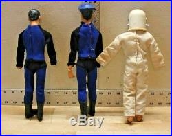 Vintage 1966 Captain Action Doll Figures Ideal Toy Corp Lot Of Three