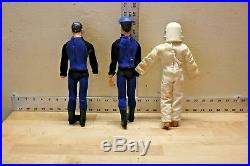 Vintage 1966 Captain Action Doll Figures Ideal Toy Corp Lot Of Three