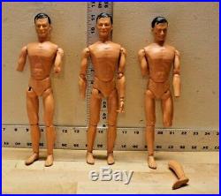 Vintage 1966 Captain Action Doll Figures Ideal Toy Corp Lot Of Three