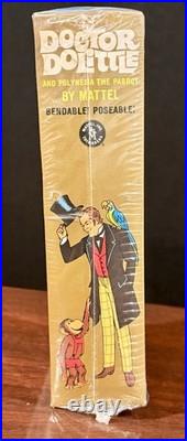 Vintage 1967 Mattel Doctor Dolittle & Polynesia Parrot Figure Sealed