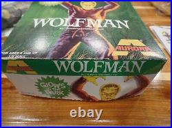 Vintage 1969 Aurora Wolfman Glow In Dark Toy, W. Box & Instructions Built Model