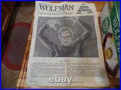 Vintage 1969 Aurora Wolfman Glow In Dark Toy, W. Box & Instructions Built Model
