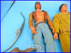 Vintage 1970's Gabriel Mixed Lot Lone Ranger Silver Tonto Scout Western American