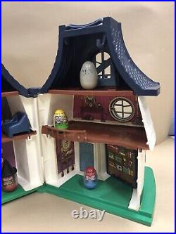 Vintage 1970's Weebles Haunted House Playset Romper Room Complete With Figures