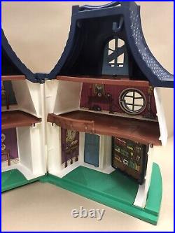 Vintage 1970's Weebles Haunted House Playset Romper Room Complete With Figures