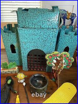 Vintage 1970s Wizard Of Oz Mego HUGE Lot! Witches Castle Figures Em City LOOK