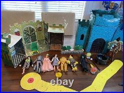 Vintage 1970s Wizard Of Oz Mego HUGE Lot! Witches Castle Figures Em City LOOK