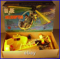 Vintage 1971 GI Joe Helicopter for 12 action figure toy complete in box #7380