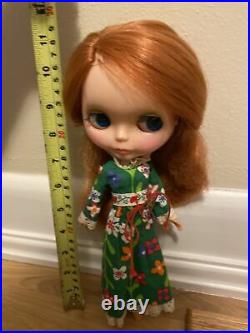 Vintage 1972 Blythe red brown hair Doll Figure Toy Collection JP