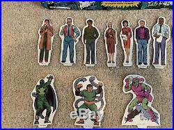 Vintage 1973 Ideal Mego The Amazing Spiderman Play Set Toy Figures Complete