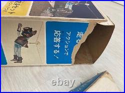 Vintage 1973 Nakajima Mars Man Astro Mu 5 With Box Ans Mini Disc Figure Is Nm