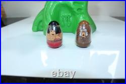 Vintage 1974 Weebles Tarzan Jungle Hut With Original Box, Tarzan & Monkey Figs