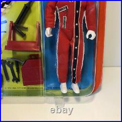 Vintage 1975 Evel Knievel Action Figure, Racing Set, Unpunched, NIB, Ideal Toy
