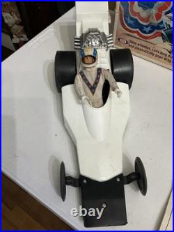 Vintage 1975 Ideal Toys Evel Knievel Formula 1 Dragster & Figure With Box