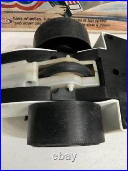 Vintage 1975 Ideal Toys Evel Knievel Formula 1 Dragster & Figure With Box