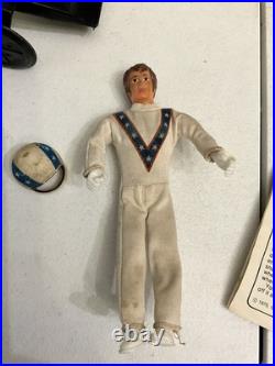 Vintage 1975 Ideal Toys Evel Knievel Formula 1 Dragster & Figure With Box