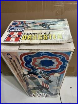 Vintage 1975 Ideal Toys Evel Knievel Formula 1 Dragster & Figure With Box