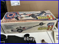 Vintage 1975 Ideal Toys Evel Knievel Formula 1 Dragster & Figure With Box