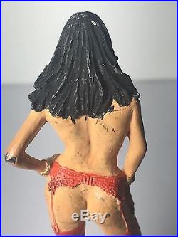 Vintage 1976 Lead Toy Figure Nude Stripper Miniature Superior Models Inc. Rare