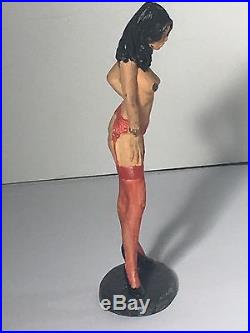 Vintage 1976 Lead Toy Figure Nude Stripper Miniature Superior Models Inc. Rare