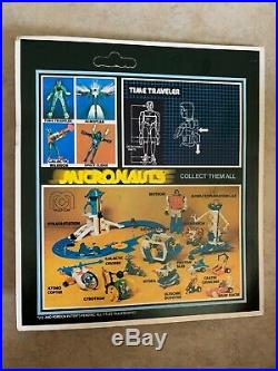 Vintage 1976 Mego Micronauts Time Traveler Clear 3 3/4 Action Figure 1970's Toy