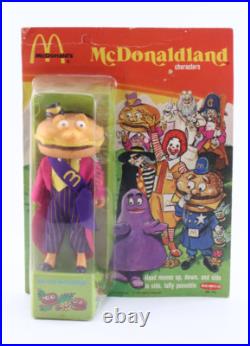 Vintage 1976 Remco Mcdonald's Mayor McCheese 6 Figure Mcdonaldland Toy On Card