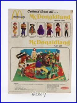 Vintage 1976 Remco Mcdonald's Mayor McCheese 6 Figure Mcdonaldland Toy On Card