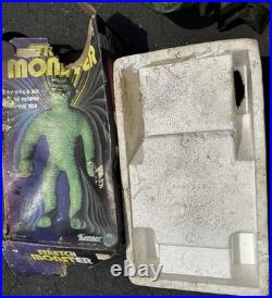 Vintage 1977 Kenner Stretch Monster Action Toy destroyed body & box $350 firm