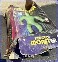 Vintage 1977 Kenner Stretch Monster Action Toy destroyed body & box $350 firm