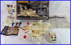 Vintage 1977 Mego Micronauts Battle Cruiser Playset Incomplete 3 Figures Boxed