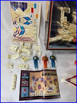 Vintage 1977 Mego Micronauts Battle Cruiser Playset Incomplete 3 Figures Boxed