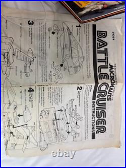 Vintage 1977 Mego Micronauts Battle Cruiser Playset Incomplete 3 Figures Boxed
