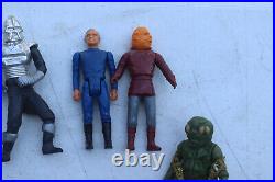 Vintage 1978 Battlestar Galactica Action Figure Toy Lot Cylon Starbuck Daggit