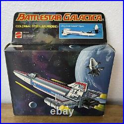 Vintage 1978 Battlestar Galactica Colonial Stellar Probe Toy Complete with Box