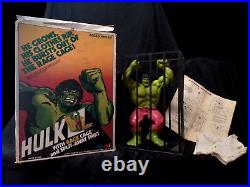 Vintage 1978 Incredible Hulk Action Toy Figure Rage Cage Doll By Funstuf