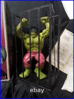 Vintage 1978 Incredible Hulk Action Toy Figure Rage Cage Doll By Funstuf